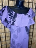 Makani Jumpsuit (lavender w/black print)